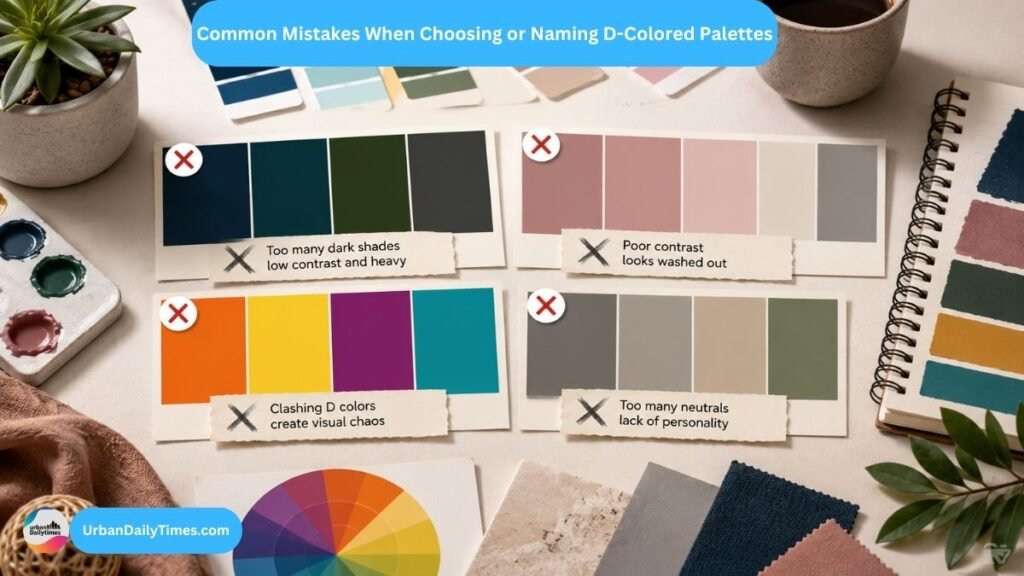 Dazzling Colors That Start With D: Explore a Palette of Stunning Shades Beginning with D 5 Common Mistakes When Choosing or Naming D Colored Palettes