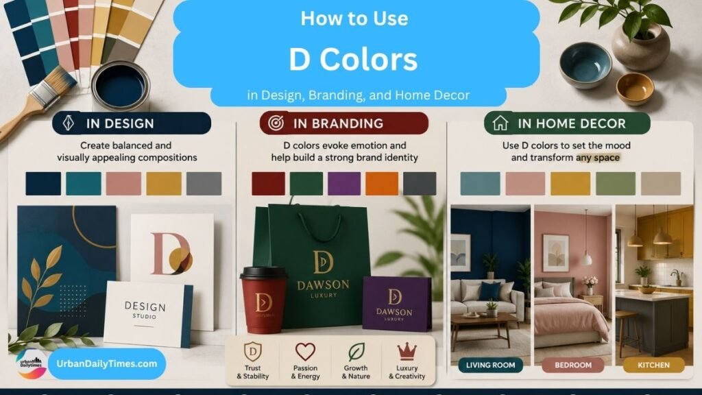 Dazzling Colors That Start With D: Explore a Palette of Stunning Shades Beginning with D 4 How to Use D Colors in Design Branding and Home Decor