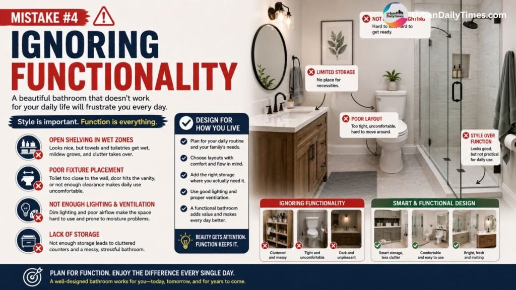 8 Bathroom Renovation Mistakes Contractors Wish You'd Stop Making 5 10 Bathroom Renovation Mistakes Ignoring Functionality