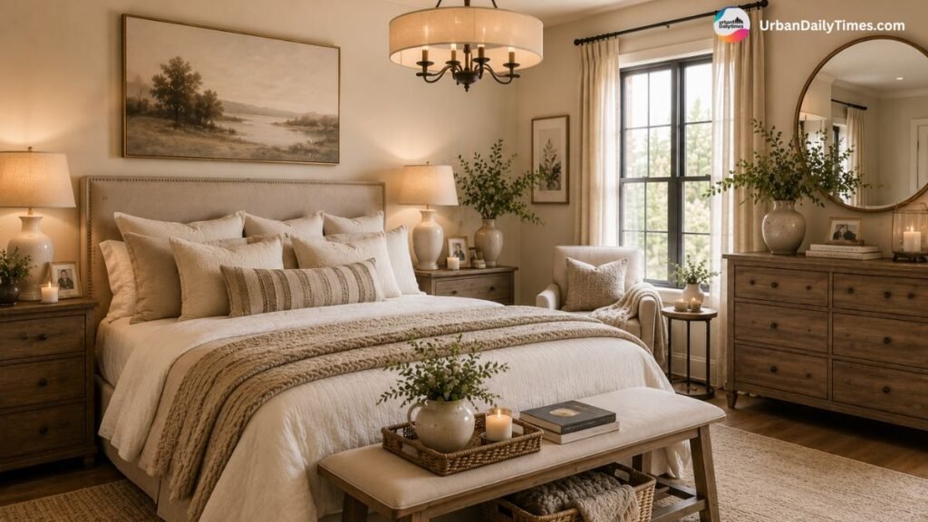 The 15 Most Beautiful Master Bedrooms on Pinterest 15 15 Most Beautiful Master Bedrooms on Pinterest 14 Warm Neutrals 1