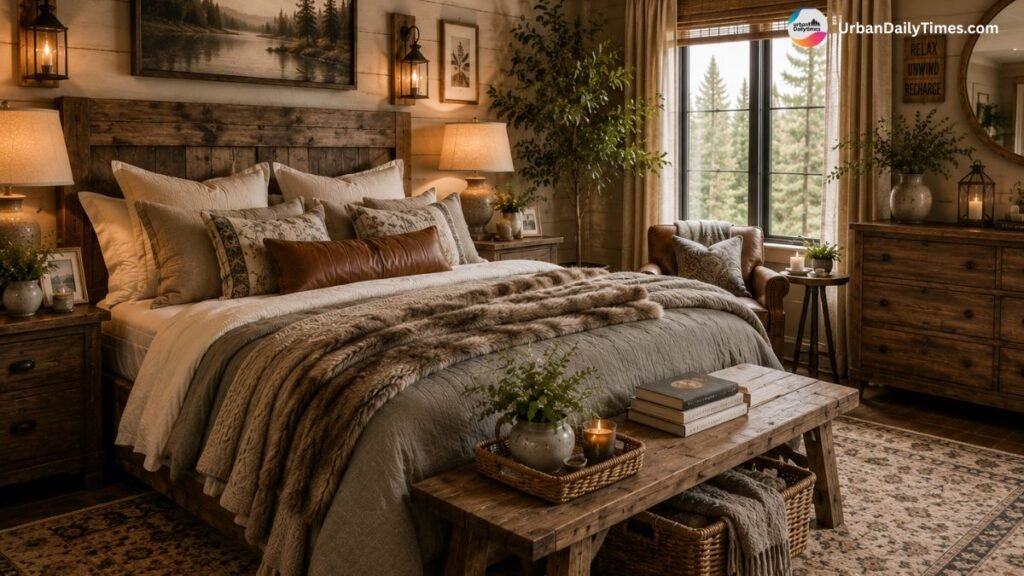 The 15 Most Beautiful Master Bedrooms on Pinterest 16 15 Most Beautiful Master Bedrooms on Pinterest 15 Rustic Retreat