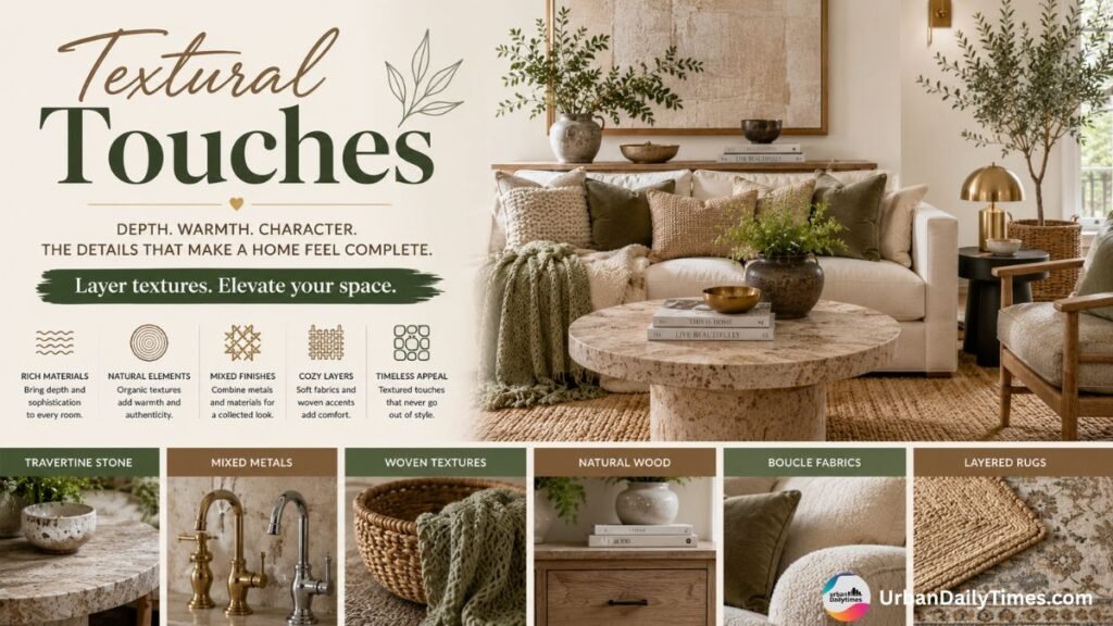 5 Home Design Trends That Are Set to Take Over This Spring, According to Designers Who Track What’s Next 5 5 Home Design Trends Textural Touches