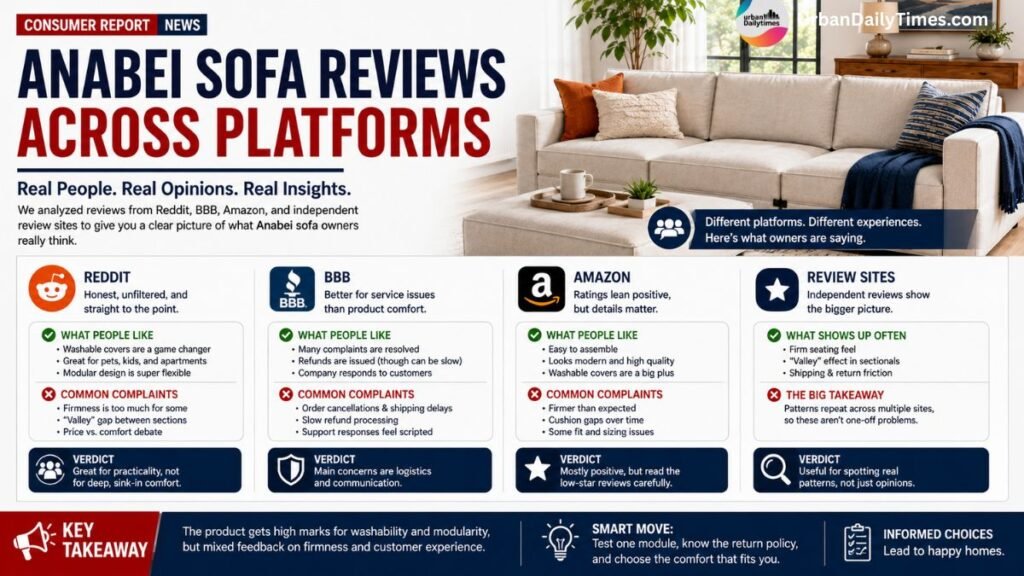 Anabei Sofa Reviews: Why This Washable Modular Couch Is Splitting Opinions 8 Anabei Sofa Reviews Across Platforms