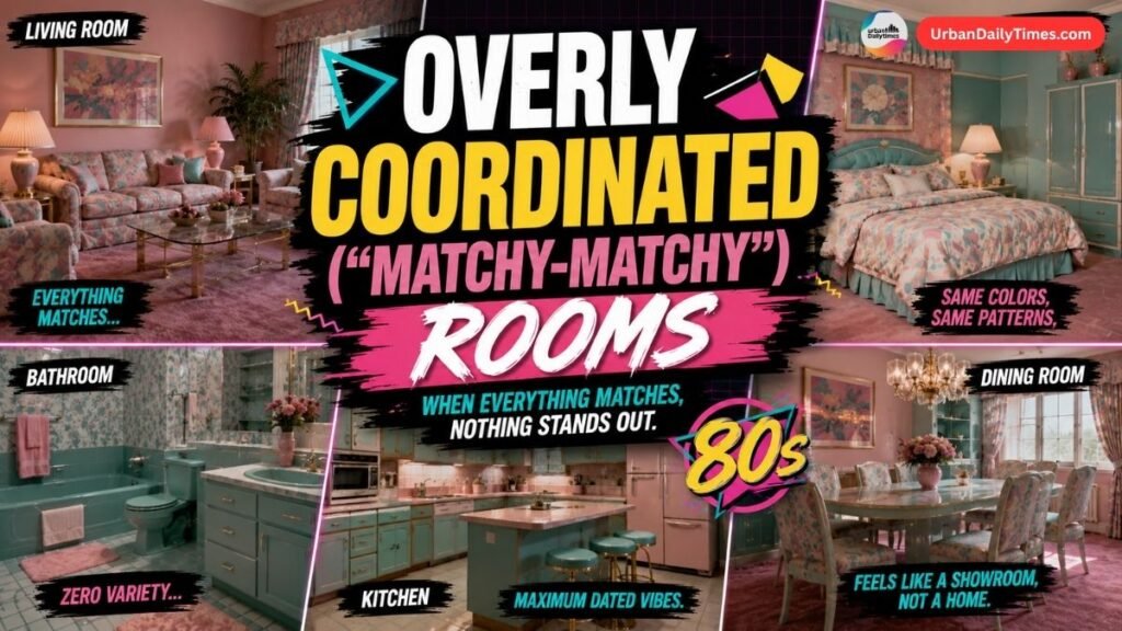 The Biggest 1980s Trend Designers Hope Never Comes Back 6 Biggest 1980s Trend Designers Overly Coordinated Matchy Matchy Rooms