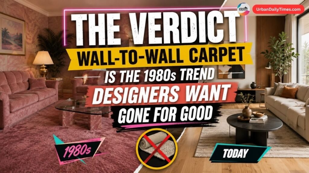 The Biggest 1980s Trend Designers Hope Never Comes Back 3 Biggest 1980s Trend Designers The Verdict — Wall to Wall Carpet Is the 1980s Trend Designers Want Gone for Good