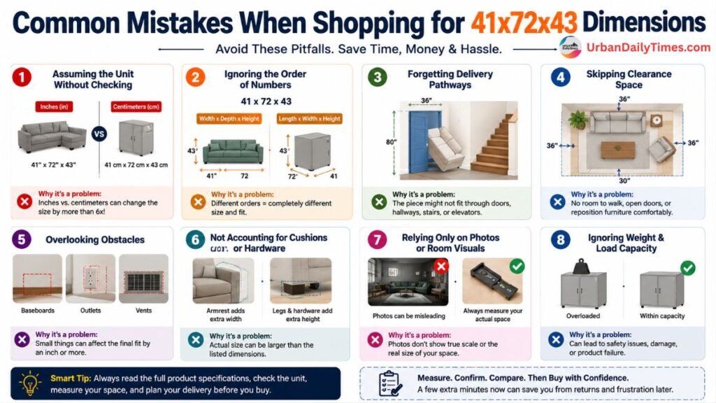 41x72x43: The Dimensions That Define Your Space And Why They Actually Matter 7 Common Mistakes When Shopping for 41x72x43 Dimensions