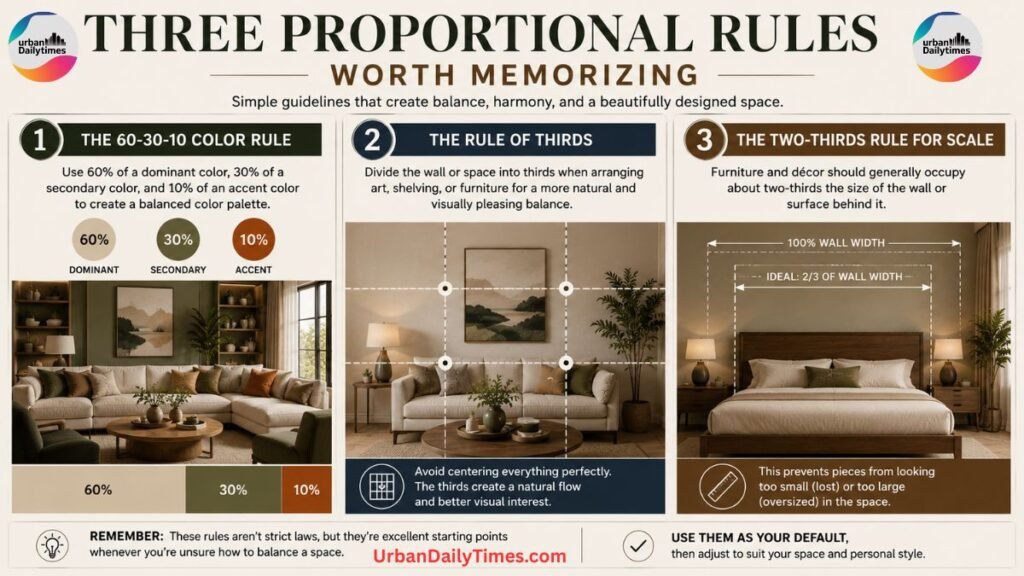 Interior Design DesignMode24: 15 Modern Ideas to Transform Your Home in 2026 4 Interior Design DesignMode24 Three Proportional Rules Worth Memorizing