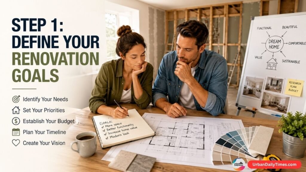 House Renovation Guide: How to Plan and Prepare 3 Step 1 Define Your Renovation Goals House Renovation Guide