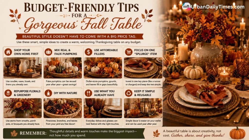 How To Set a Thanksgiving Table in Warm Fall Colors 10 Thanksgiving Table in Warm Fall Colors Budget Friendly Tips for a Gorgeous Fall Table