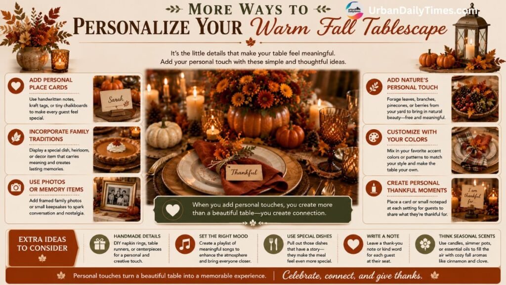 How To Set a Thanksgiving Table in Warm Fall Colors 11 Thanksgiving Table in Warm Fall Colors More Ways to Personalize Your Warm Fall Tablescape