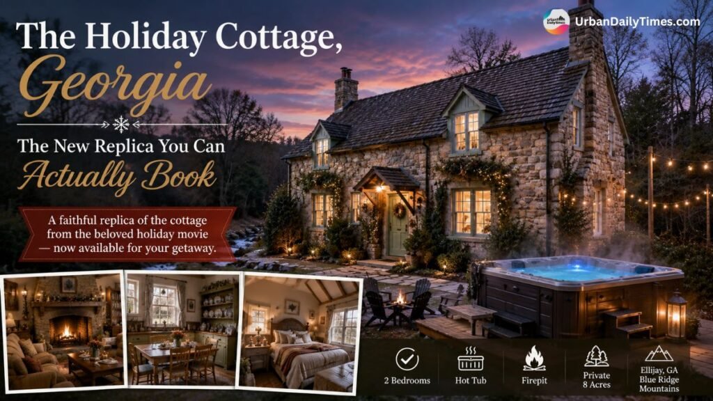 The cottage from The Holiday is now available to rent for a cosy getaway 3 cottage from The Holiday The Holiday Cottage Georgia — The New Replica You Can Actually Book