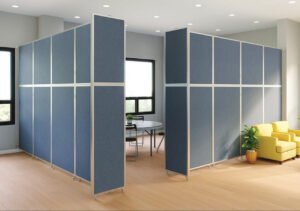 Modern Room Divider in Office Space for Privacy and Style