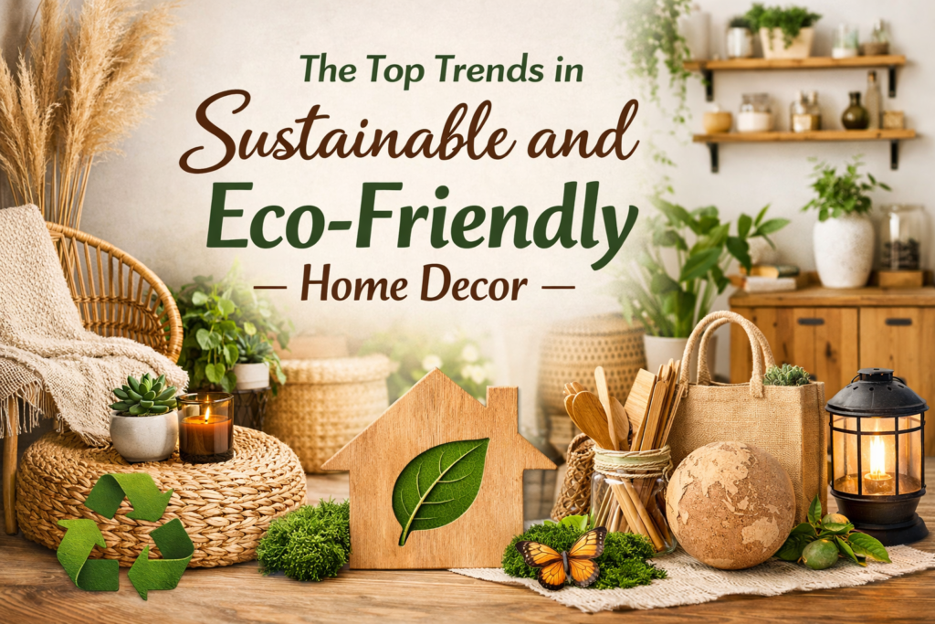 The Top Trends in Sustainable and Eco-Friendly Home Decor for 2025–2026