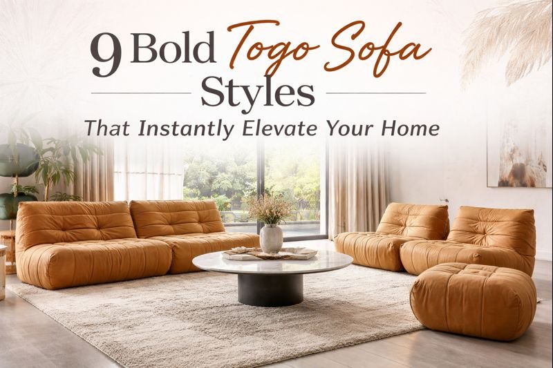 9 Bold Togo Sofa Styles That Instantly Elevate Your Home