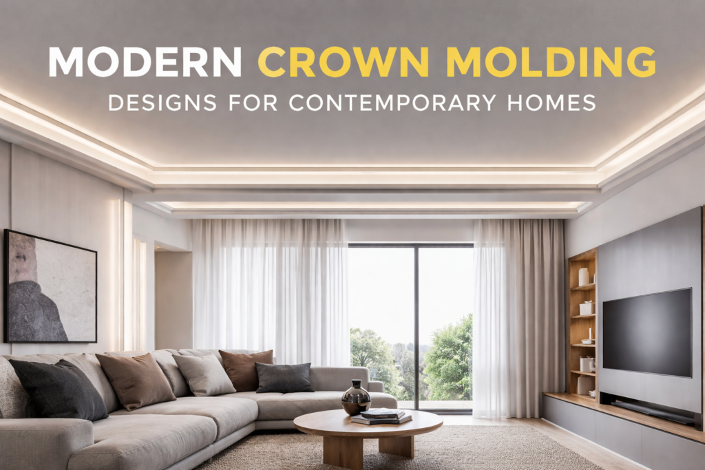 Modern Crown Molding Designs for Contemporary Homes