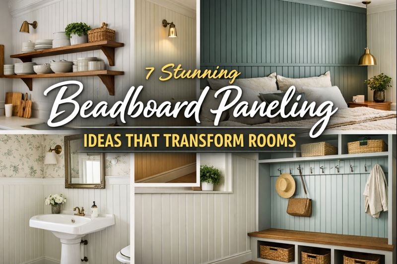 7 Stunning Beadboard Paneling Ideas That Transform Rooms