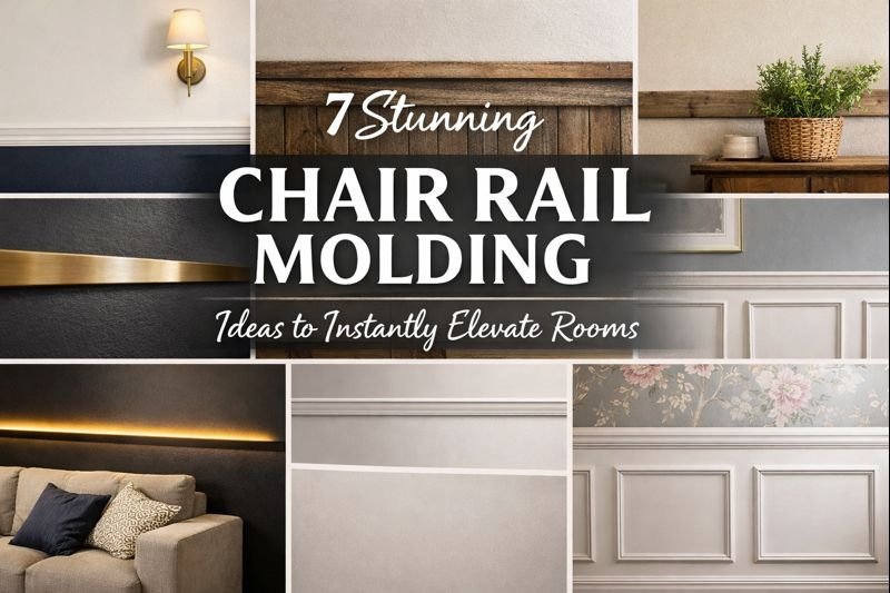 7 Stunning Chair Rail Molding Ideas to Instantly Elevate Rooms