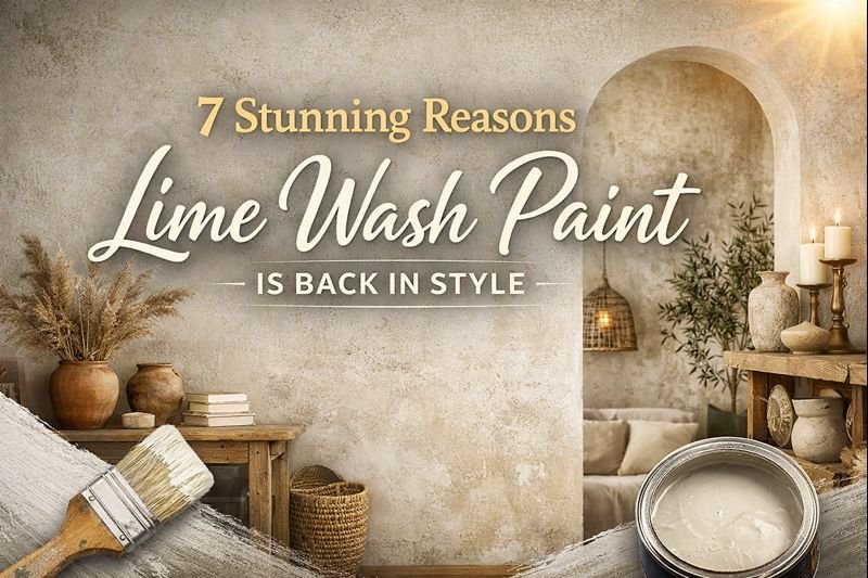 7 Stunning Reasons Lime Wash Paint Is Back in Style