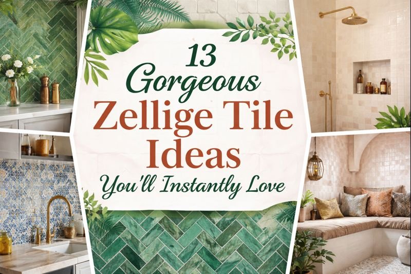 13 Gorgeous Zellige Tile Ideas You’ll Instantly Love