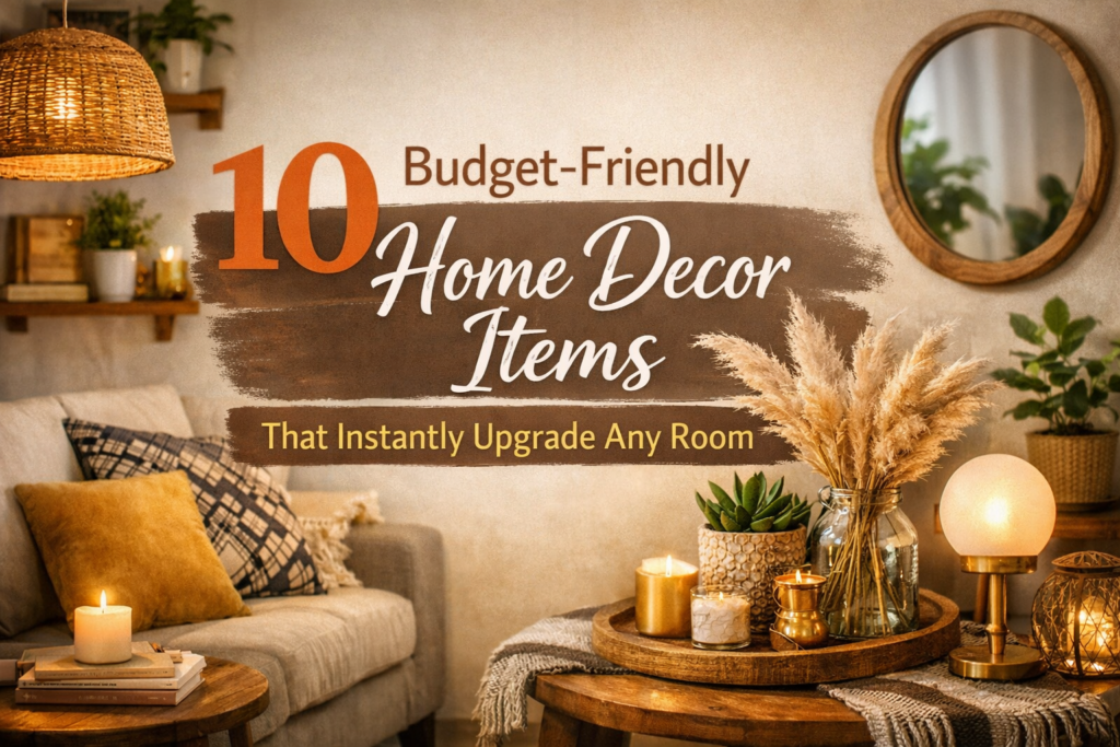 10 Budget-Friendly Home Decor Items That Instantly Upgrade Any Room