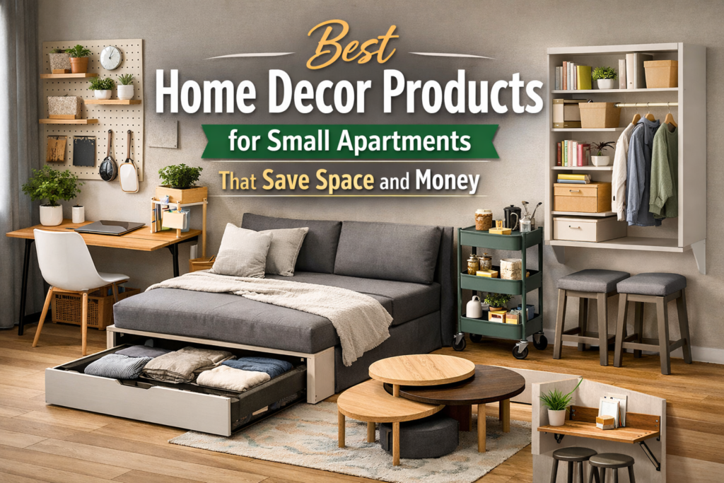 Best Home Decor Products for Small Apartments That Save Space and Money 