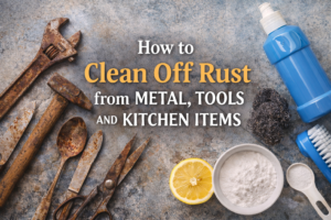 How to Clean Off Rust from Metal, Tools and Kitchen Items