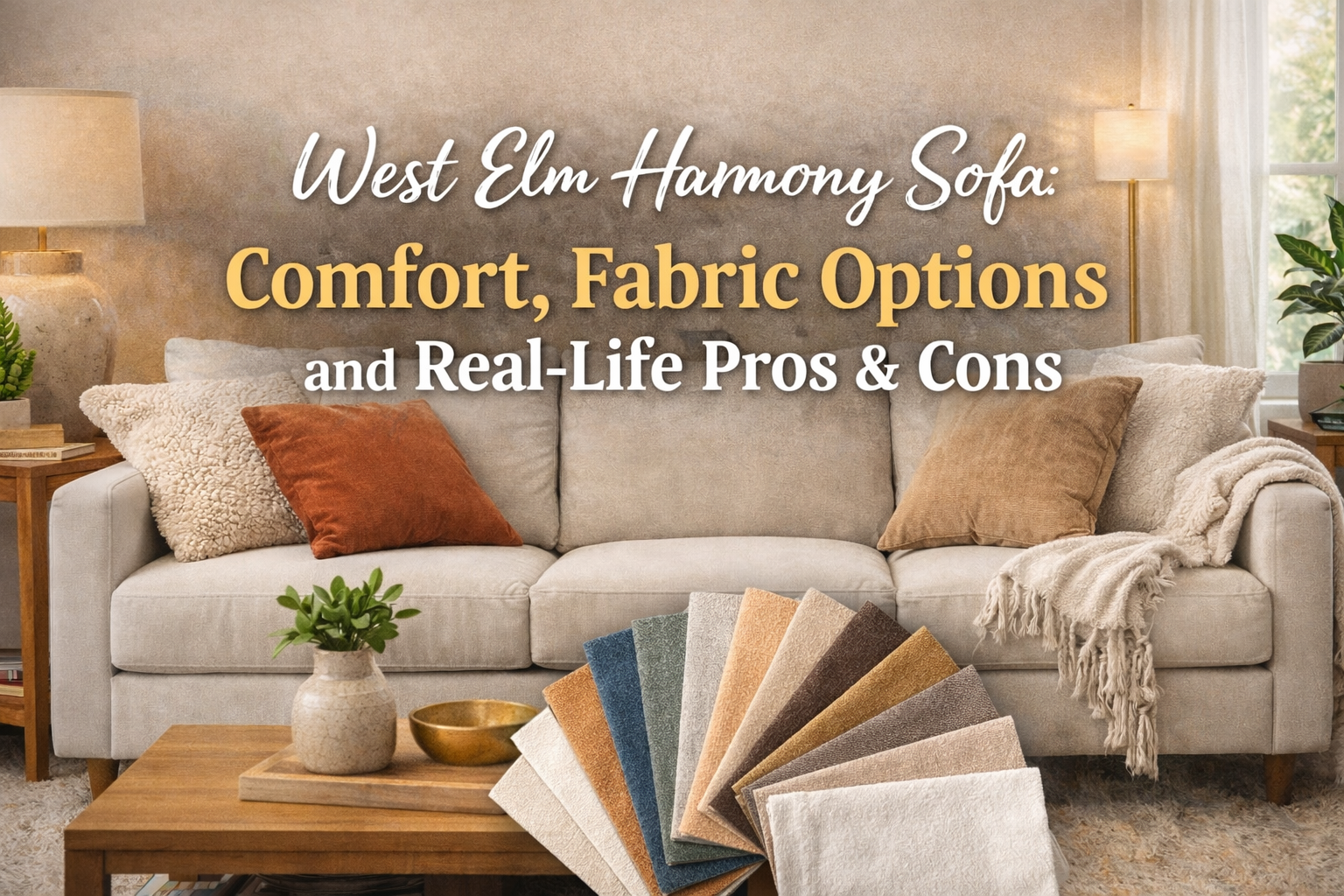 West Elm Harmony Sofa: Comfort, Fabric Options and Real-Life Pros & Cons