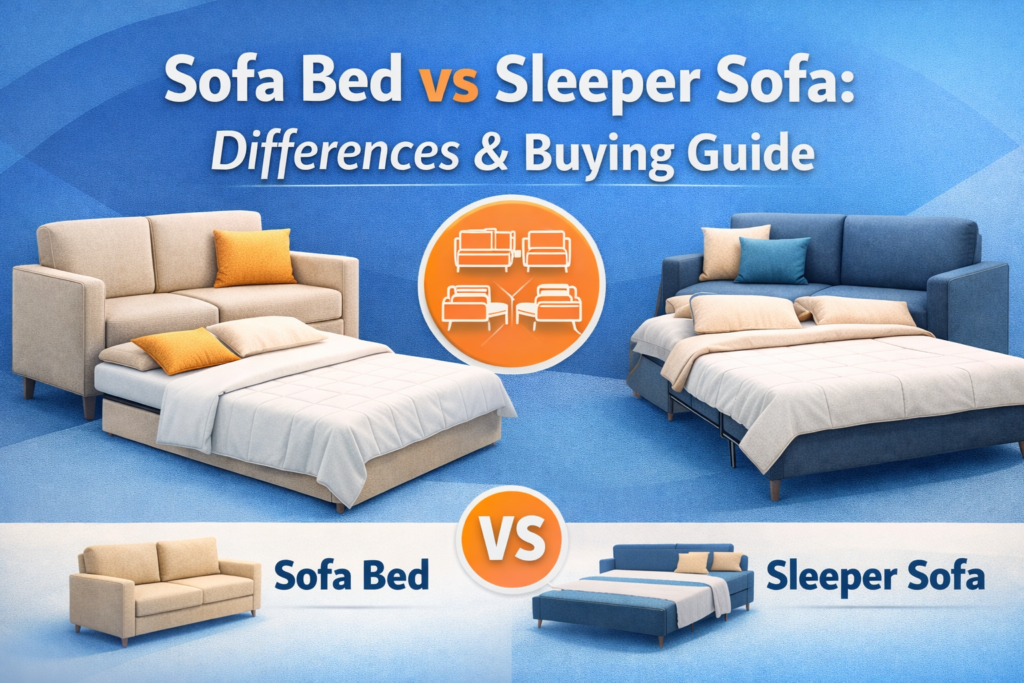 Sofa Bed vs Sleeper Sofa: Differences & Buying Guide